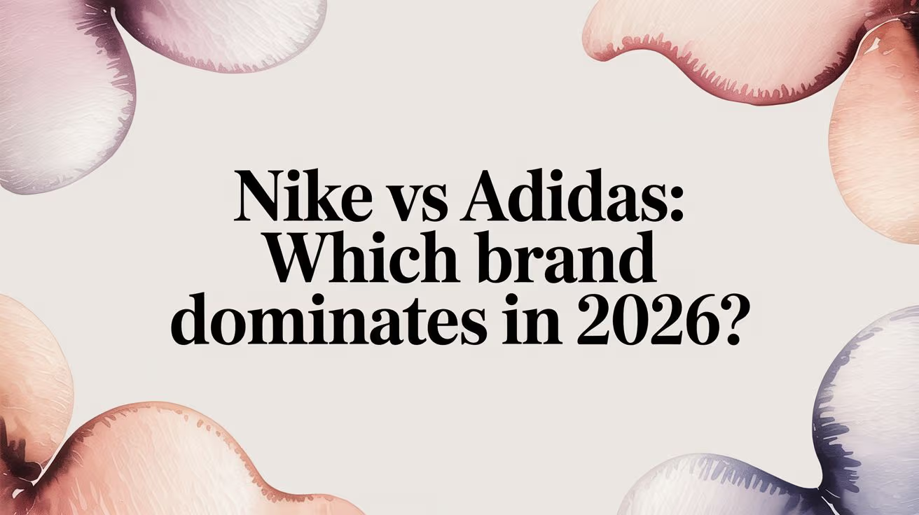 Nike vs Adidas sportswear comparison in 2026 featuring athletic shoes, workout clothing and sports fashion.