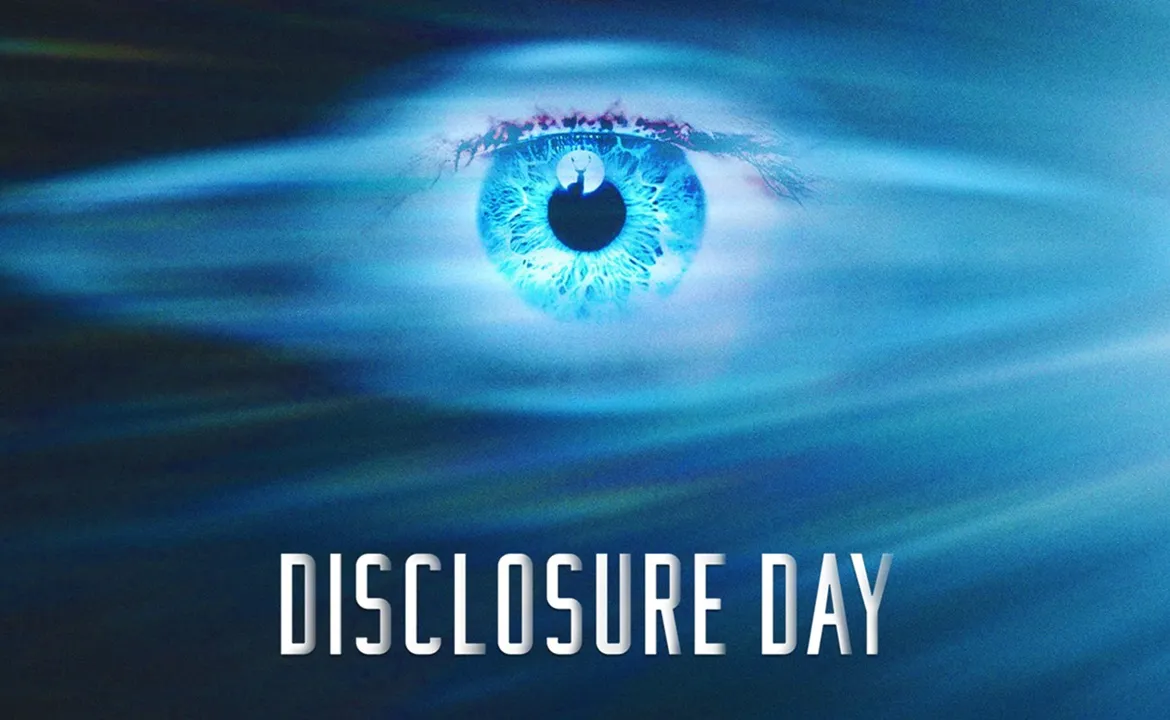 Disclosure Day movie review exploring its sci-fi mystery, cast performances, Spielberg's direction, and central themes.