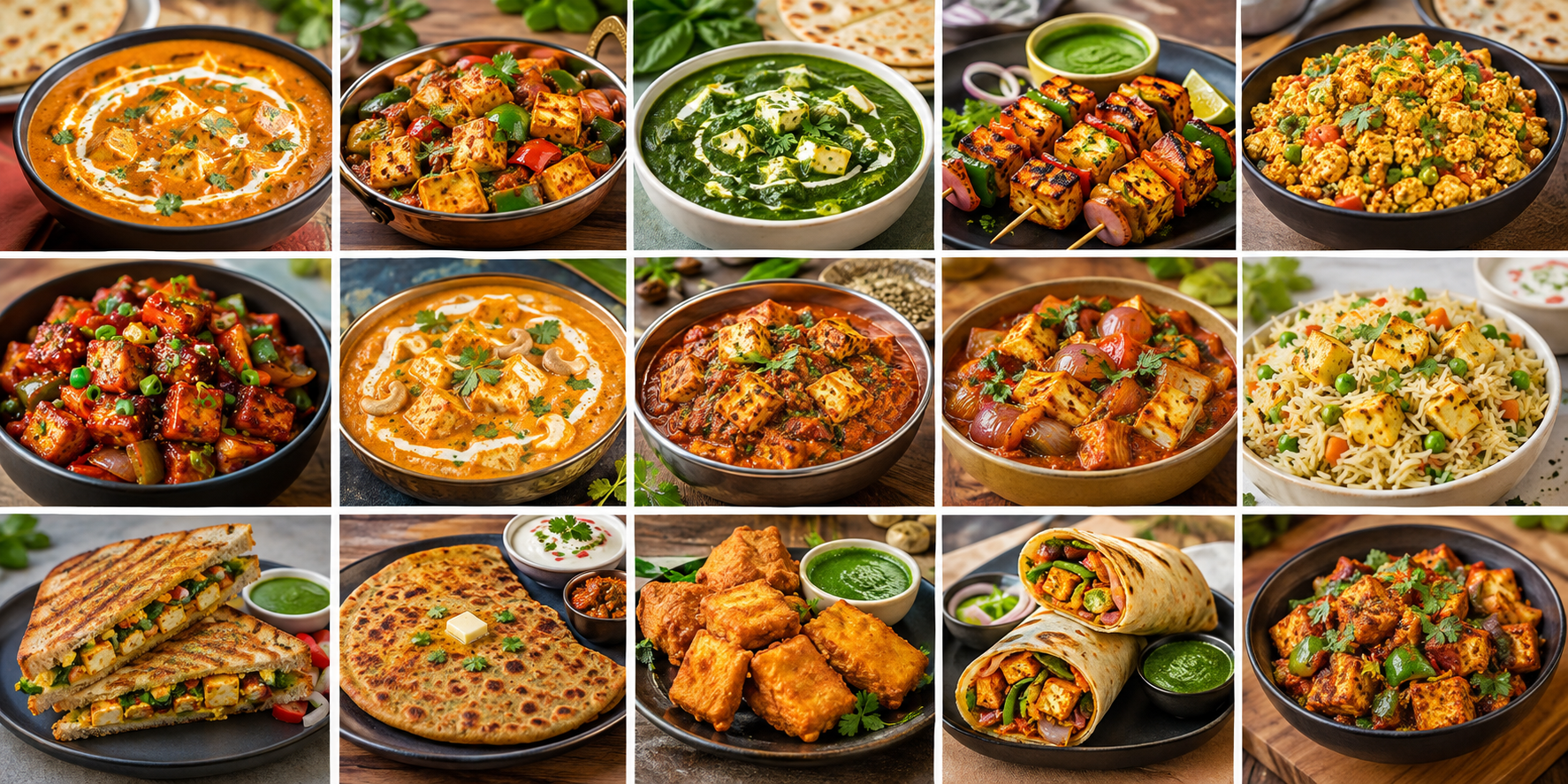 15 Easy Paneer Recipes to Make at Home